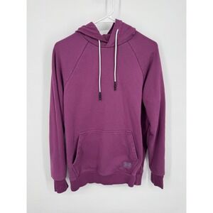 NWOT Under Armour Rival Terry Hoodie Womens Small Purple Color Drawstrings